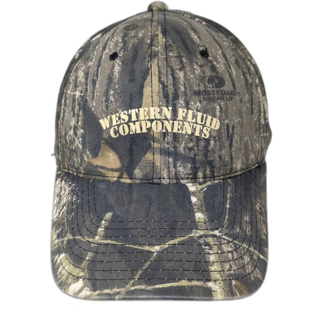 Vitronic Four Seasons Snapback Hat Green One Size Mossy Oak Camo Western Fluid